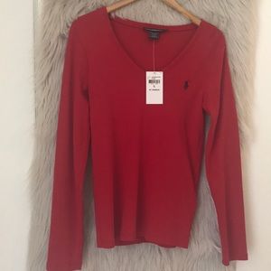New Ralph Lauren Sport Women’s Long Sleeve Shirt